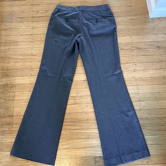 Express Editor Flare dark grey pant - Picture 2 of 3